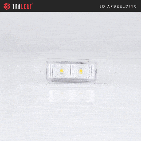 LED Markeringslicht - Wit - Voorlicht - Inbouw - 20cm kabel - 12/24v - Afbeelding 2