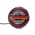 Led achterlicht, met dynamisch knipperlicht 12-24v 100cm. kabel
