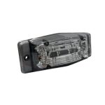 LED Aero Twin dubbelbrander - Amber Wit licht - Smoke lens - 10-30v
