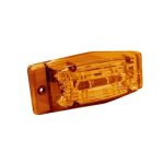 LED Aero Twin dubbelbrander - Amber lens - 10-30v