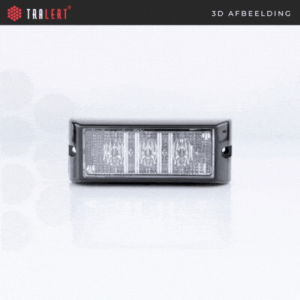 LED Flitser - 3 LED's - Amber - 1030v - 12 patronen - 3D