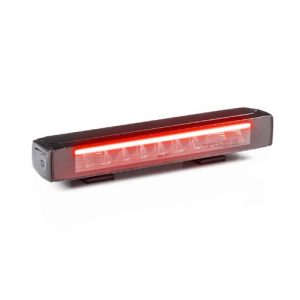 LED Lightbar Stratos - 326 mm - Rood positielicht - incl flitser links