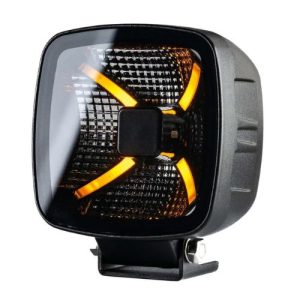 LED Werklamp met amber positielicht - RFT lens - 5948 lumen - 60 watt - IP68