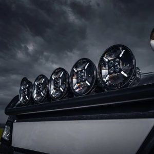 LED verstraler - wit en amber dagrijverlichting - 12000 lumen - zwart huis
