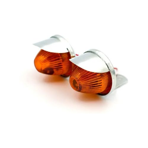 Oldskool set raam steil lamp Oranje