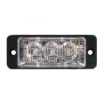 R65 Ultra platte Slimline LED Flitser 3 LED's Amber