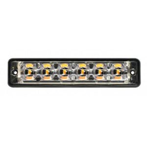 R65 Ultra platte Slimline LED Flitser 6 LED's
