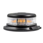 LED Zwaailamp - Heldere lens - Amber - 12/24v - 3-bouts