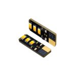 led dual color lamp - T10 - amber & warm wit